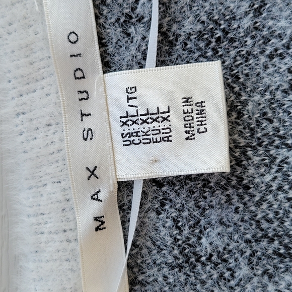 MAX STUDIO MULTICOLORED XL OPEN LING SWEATER - Picture 8 of 16